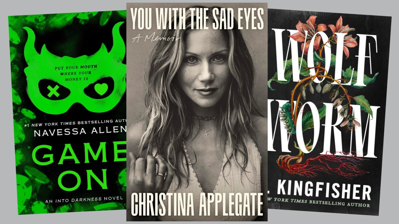 The covers of Game On, You With the Sad Eyes, and Wolf Worm