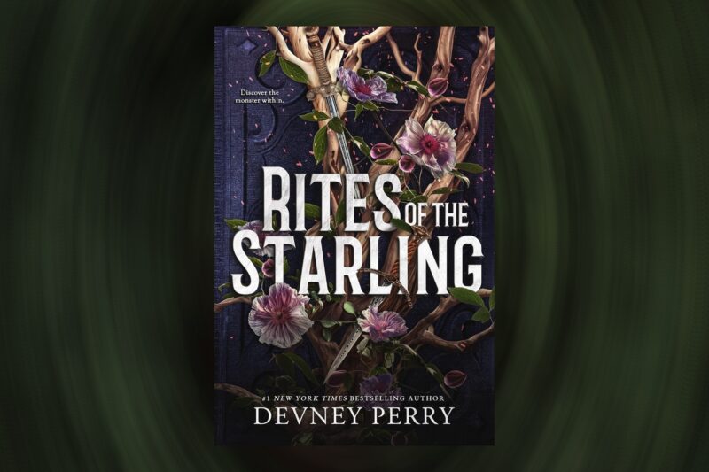 Rites of the Starling cover against a green, swirled background